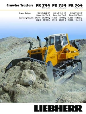 Apripista cingolati Liebherr PR 764 Litronic 