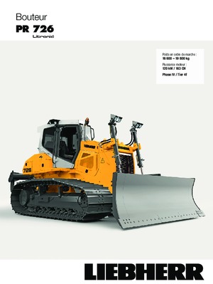 Apripista cingolati Liebherr PR 726 XL