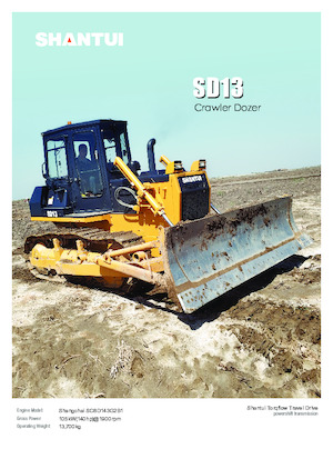 Apripista cingolati Shantui SD13