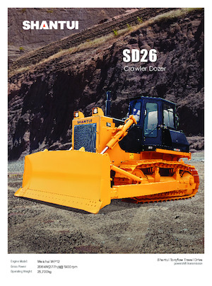 Apripista cingolati Shantui SD26 
