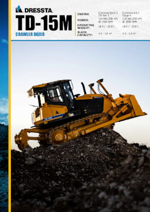 Apripista cingolati Dressta TD 15M Extra LT