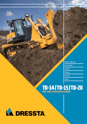 Apripista cingolati Dressta TD-15R Extra STD 