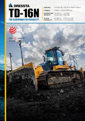 Apripista cingolati Dressta TD 16N LGP