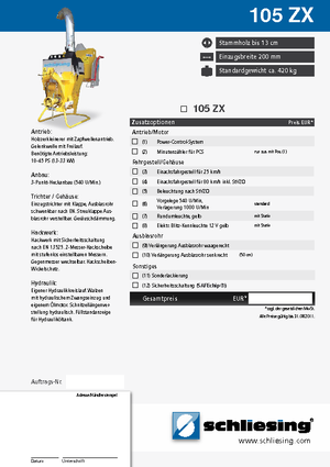 Cippatrici Schliesing 105 ZX