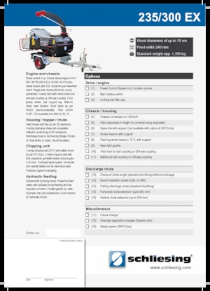 Cippatrici Schliesing 300 EX