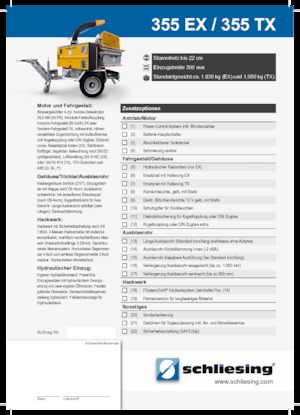 Cippatrici Schliesing 355 EX