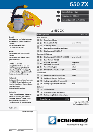 Cippatrici Schliesing 550 ZX Forst