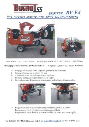 Cippatrici Bugnot BV-E 4 PF