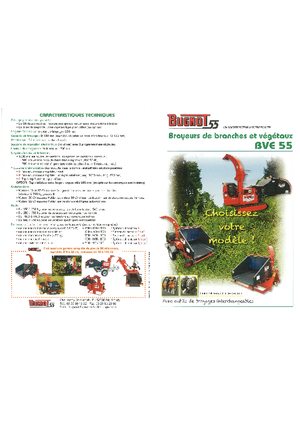 Cippatrici Bugnot BV-E 55 PF