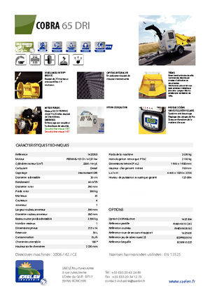 Cippatrici TS-Industrie Cobra 65 DRI