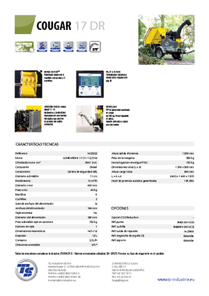 Cippatrici TS-Industrie Cougar 17 DR