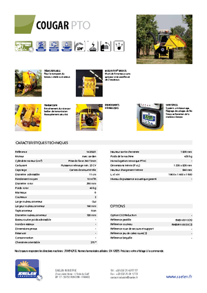 Cippatrici TS-Industrie Cougar PTO