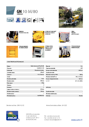 Cippatrici TS-Industrie GM 10 M 80