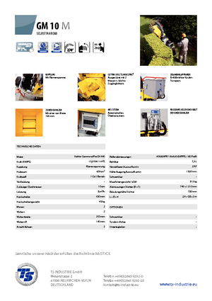 Cippatrici TS-Industrie GM 10 M