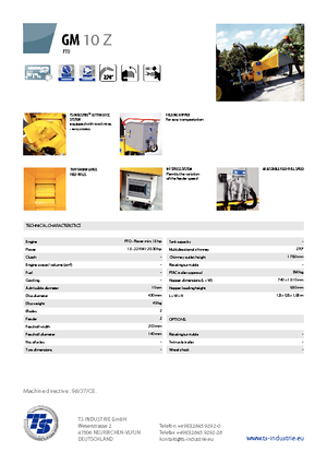 Cippatrici TS-Industrie GM 10 Z