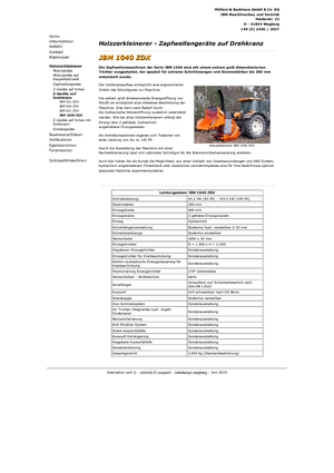 Cippatrici JBM JBM 1040 ZDX