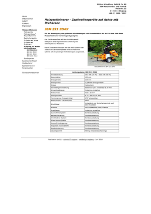 Cippatrici JBM JBM 521 ZDAX