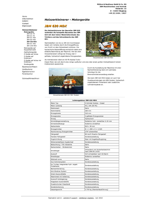 Cippatrici JBM JBM 630 MDX