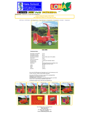 Cippatrici Loma K 50 HPM