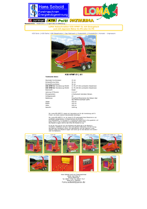 Cippatrici Loma K 50 HPMF 65