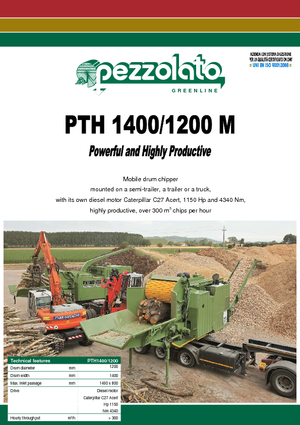 Cippatrici Pezzolato PTH 1400/1200