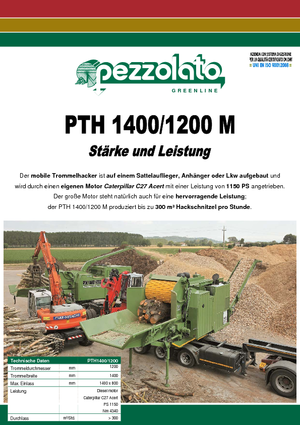 Cippatrici Pezzolato PTH 1400/1200