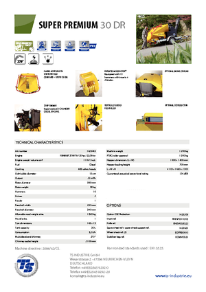 Cippatrici TS-Industrie Super Premium 30 DR