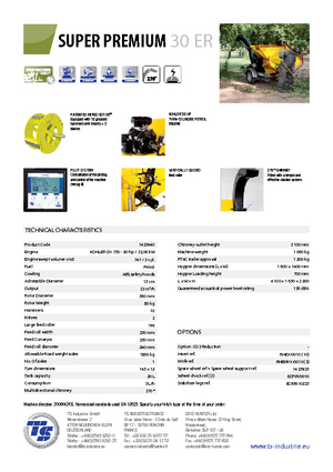 Cippatrici TS-Industrie Super Premium 30 ER