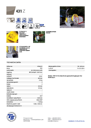 Cippatrici TS-Industrie TS 431 Z