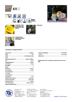 Cippatrici TS-Industrie TS 431 Z