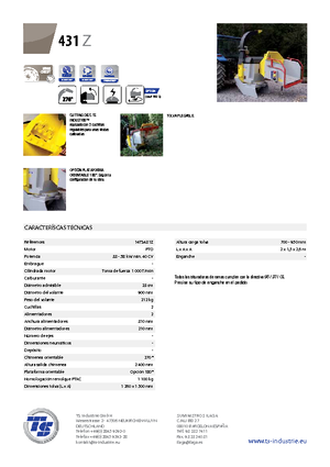 Cippatrici TS-Industrie TS 431 Z