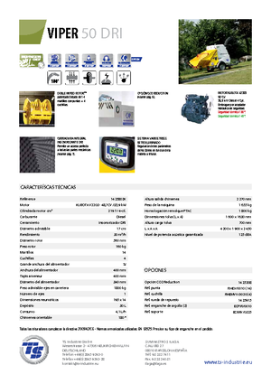 Cippatrici TS-Industrie Viper 50 DRI