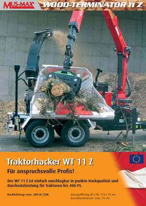 Cippatrici MUS-MAX Wood-Terminator 11 Z