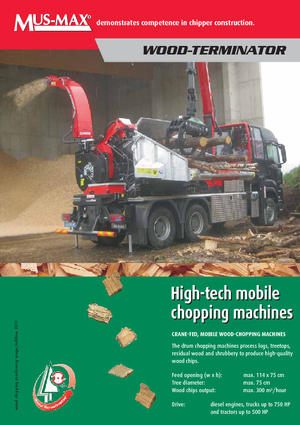Cippatrici MUS-MAX Wood-Terminator 7 LZ