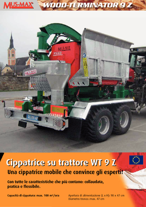 Cippatrici MUS-MAX Wood-Terminator 9 Z