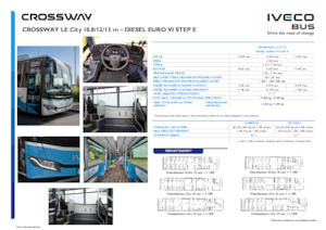 Autobus urbani Iveco Crossway LE City 13m
