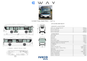 Autobus urbani Iveco E-way 10,7 m