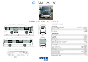 Autobus urbani Iveco E-way 10,7 m