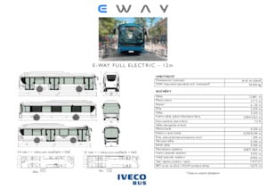 Autobus urbani Iveco E-way 12 m