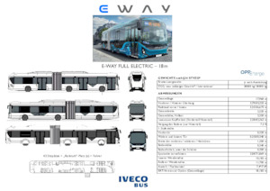 Autobus urbani Iveco E-way 18 m
