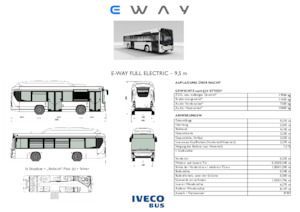 Autobus urbani Iveco E-way 9,5 m