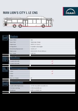 Autobus urbani MAN Lion’s City L LE