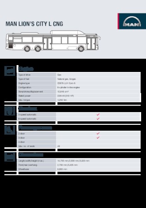 Autobus urbani MAN Lion’s City L