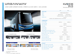 Autobus urbani Iveco Urbanway 12m Low Floor
