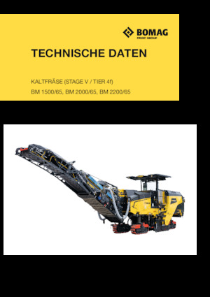 Frese stradali gommate/cingolate Bomag BM 2000/65