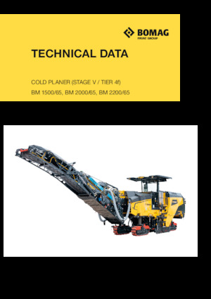Frese stradali gommate/cingolate Bomag BM 2000/65