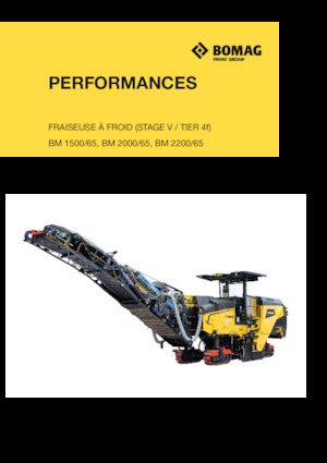 Frese stradali gommate/cingolate Bomag BM 2000/65