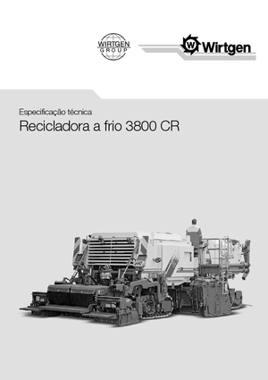 Riciclatrici stradali a freddo Wirtgen 3800 CR