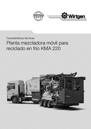 Riciclatrici stradali a freddo Wirtgen KMA 220