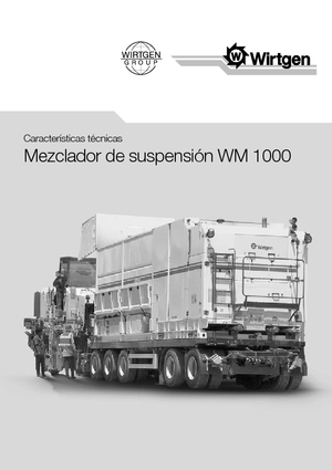 Riciclatrici stradali a freddo Wirtgen WM 1000